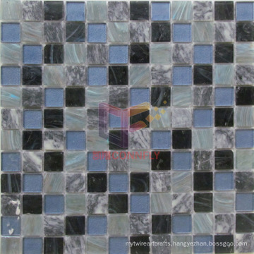 Rainbow Crystal Mix Grey Stone Mosaic (CS220)